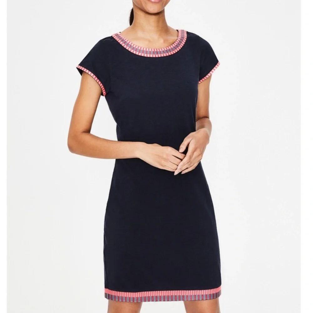 Boden Sena Embroidered Jersey Dress